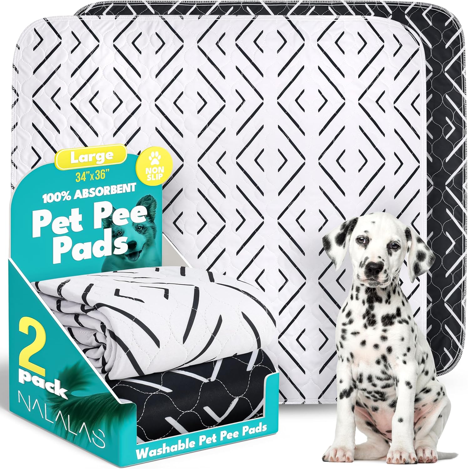 NALALAS Crossed The Line Puppy Pee Pads 2 Pack